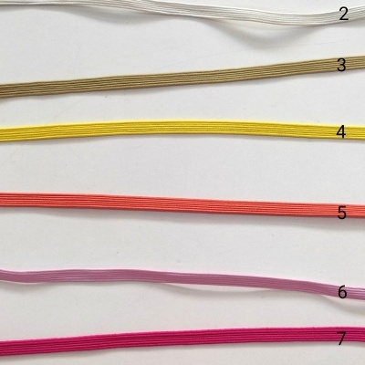 Elástico Espalmado 5mm - 2500/5