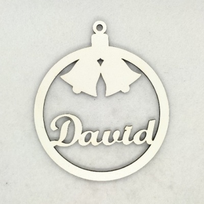 Bola de Natal em mdf