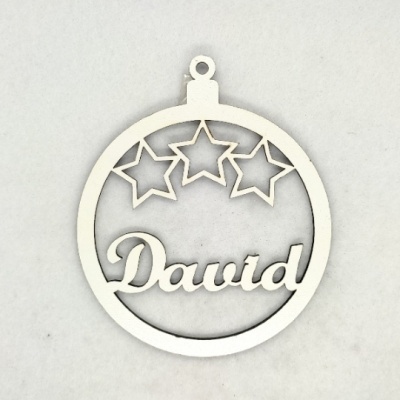 Bola de Natal em mdf