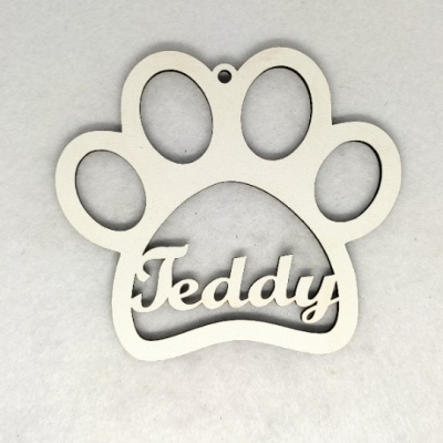 Bola de Natal em mdf