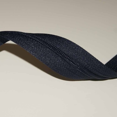 Fecho Zipper Malha 3 azul marinho