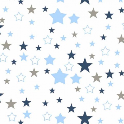 Estrelas Azul Claro e Escuro A008