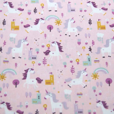Unicórnios fundo rosa 767601