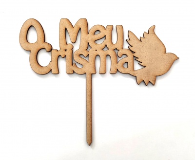 Topo de Bolo Crisma Personalizado