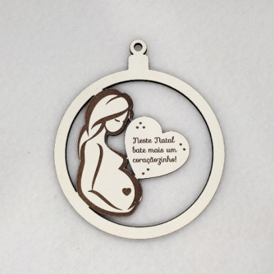 Bola de Natal para grávida