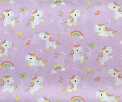 Unicórnios fundo rosa