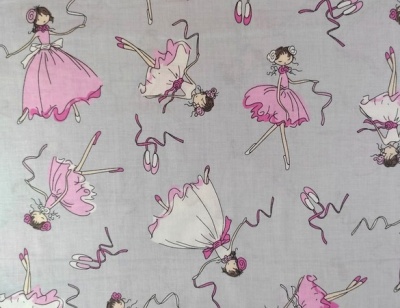 Bailarinas fundo cinza