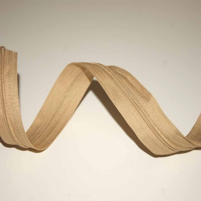 Fecho Zipper Malha 3 bege