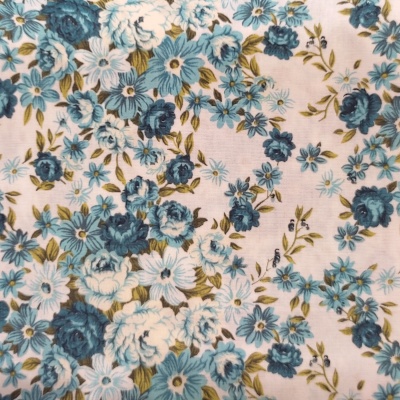 Floral Valência azul