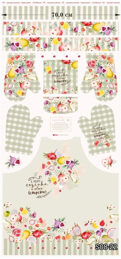 Painel Avental verde