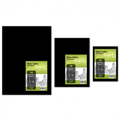 Diário Gráfico Esboço 110gr 80fls Inart