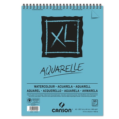 Bloco Canson XL Aquarelle 300gr 30fls