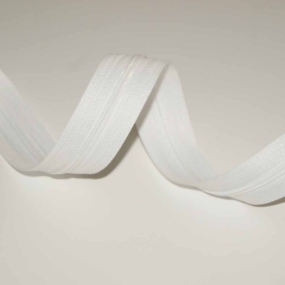 Fecho Zipper Malha 3 branco