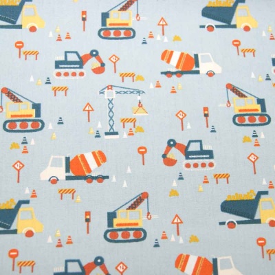 Carros de obras azul 855905