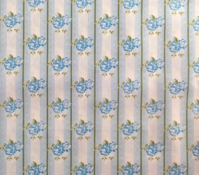 Flores azuis com folha