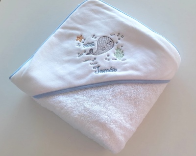 Toalha de banho Baleia