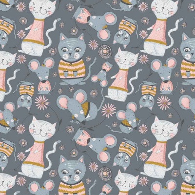 Kitty Garden Cinza - 12602