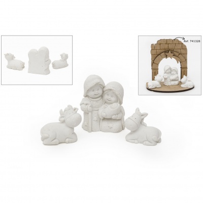 Presépio Infantil 3pc 3.5cm 1782689