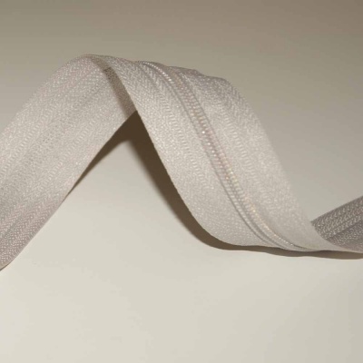 Fecho Zipper Malha 3 cinza claro