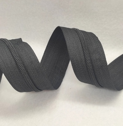 Fecho Zipper Malha 3 Preto