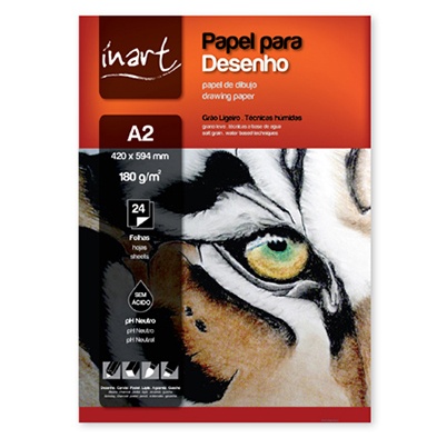Bloco Desenho 180gr 24fls Inart