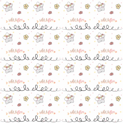 Estrelinha com Flor - Coleção Animalistic