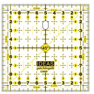 Régua Patchwork 10x10