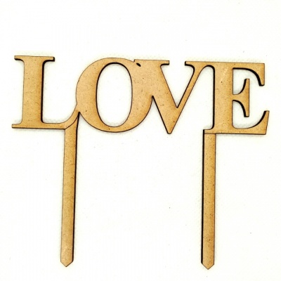 Topo de bolo Love 002