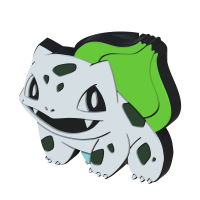 Anilha Bulbasaur - Pokemons