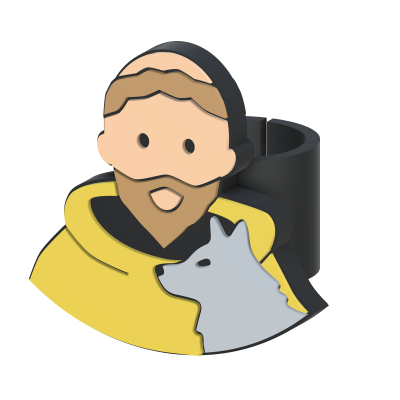 Anilha - São Francisco de Assis