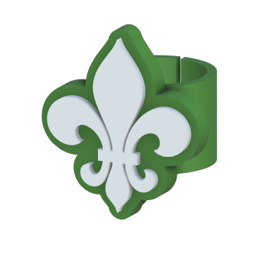 Anilha Flordelis Verde