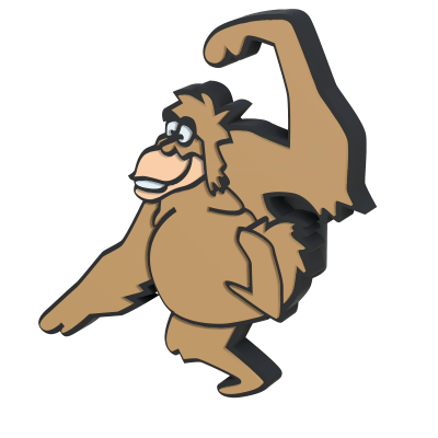 Anilha Banderlogue - Macaco