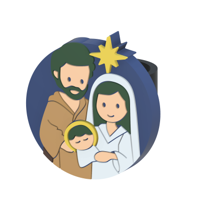 Anilha - Presépio de Natal