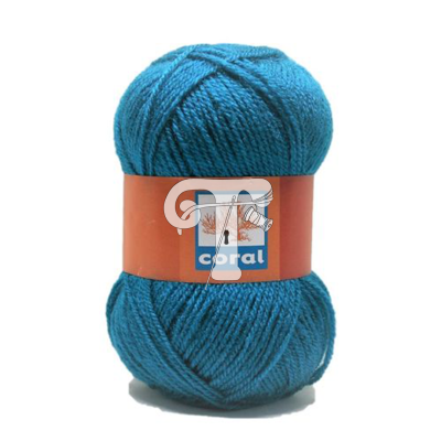 Cor 216 - Lã Coral Azul Velho