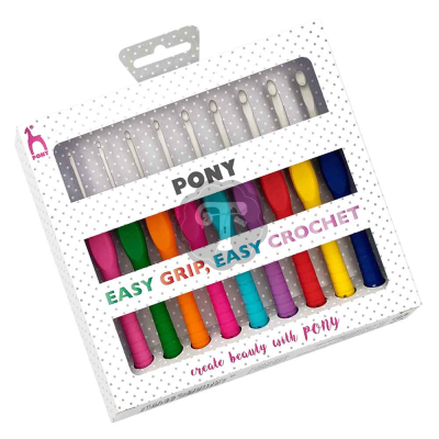 Kit Agulhas Crochet - Pony Easy Grip