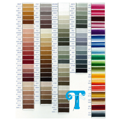 DMC Mouliné do 907 ao ECRU