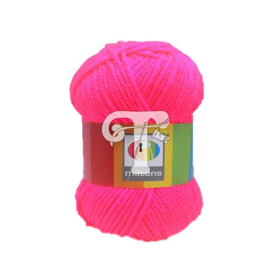 Cor 157 - Lã Miltons Rosa Fuchsia