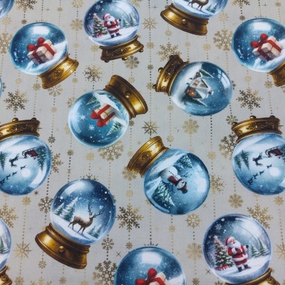 Loneta Natal - Globos