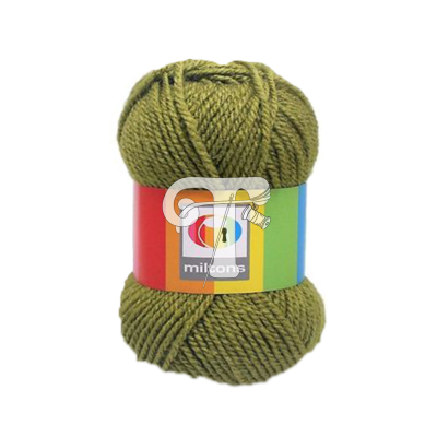 Cor 135 - Lã Milton Verde Seco