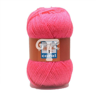 Cor 207 - Lã Coral Rosa Vivo