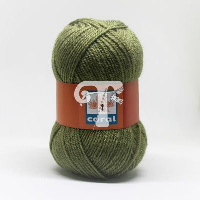 Cor 236 - Lã Coral Verde Pastel