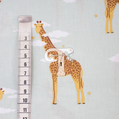 Tecido | Girafa Menta