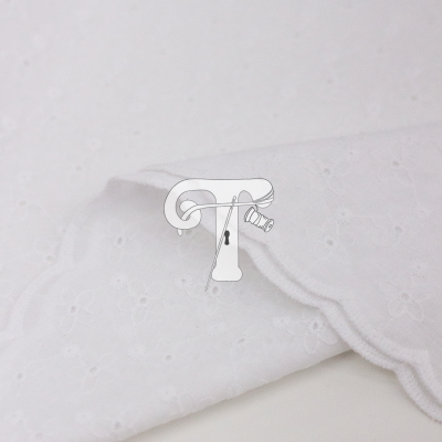 Bordado Inglês Floral