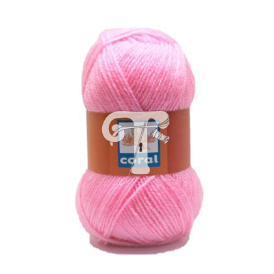 Cor 203 - Lã Coral Rosa Claro