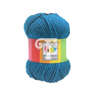 Cor 116 - Lã Miltons Azul Petróleo