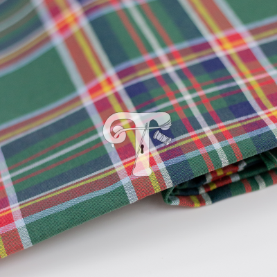 Loneta - Natal Quadriculado Verde