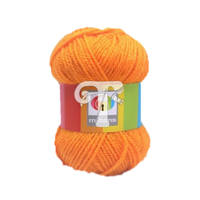 Cor 120 - Lã Miltons Laranja Torrado