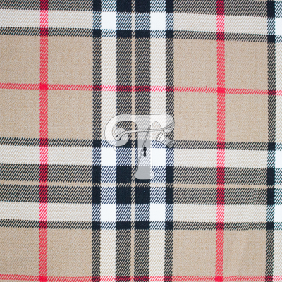 Tecido Escocês | Tartan Castanho