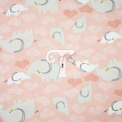 Tecidos | Elefantes Rosa
