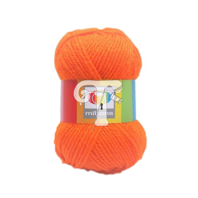 Cor 121 - Lã Miltons Laranja